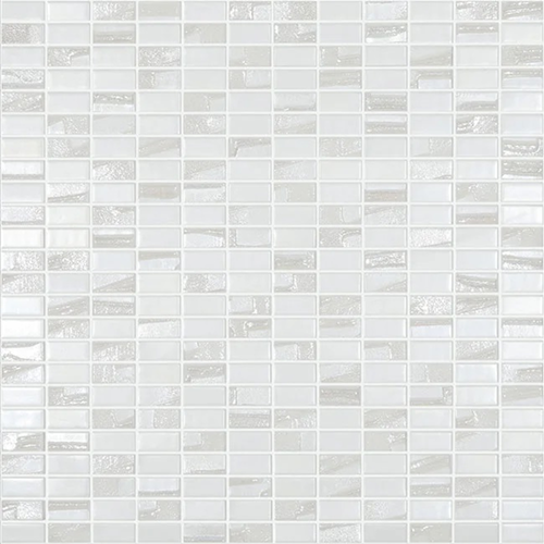 Glass Juwel White 1.2x2.5 cm