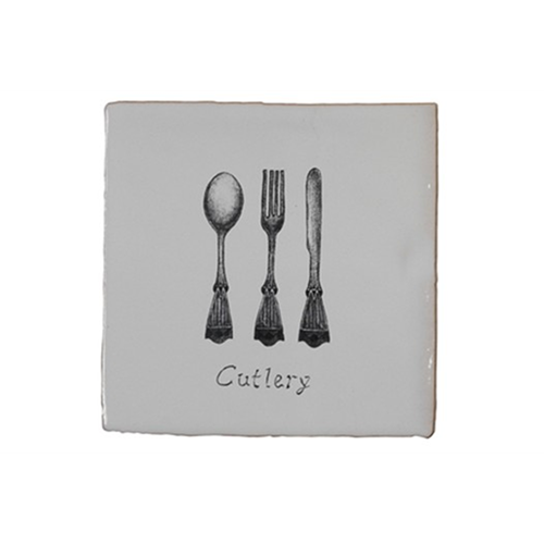 Malaga Bone Decor Cutlery 13x13 cm Malaga Bone Decor Cutlery 13x13 cm