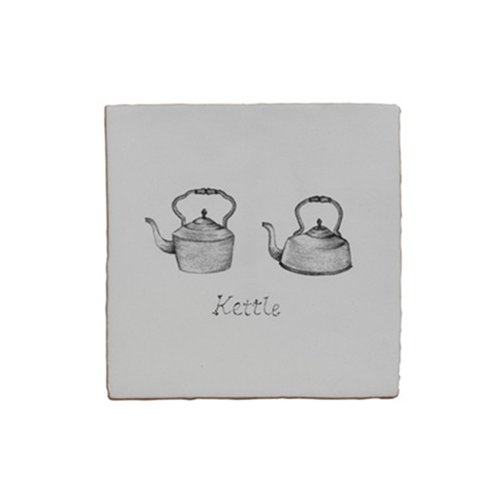 Malaga Bone Decor Kettle 13x13cm Malaga Bone Decor Kettle 13x13cm