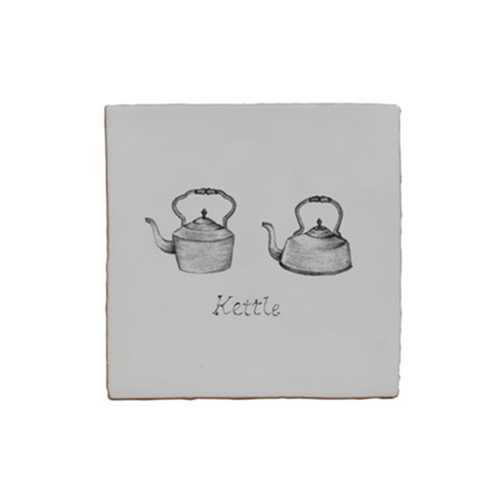 Malaga Bone Decor Kettle 13x13cm Malaga Bone Decor Kettle 13x13cm