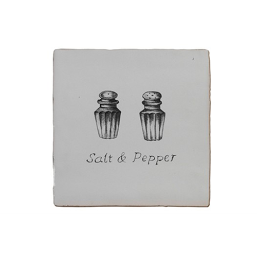 Malaga Bone Decor Salt & Pepper 13x13 xm Malaga Bone Decor Salt & Pepper 13x13 xm