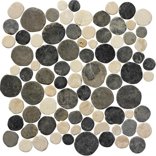 Stone Coins Biancone/Silva Grey 30x30 cm Stone Coins Biancone/Silva Grey 30x30 cm