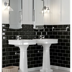 Metro Black 10x20 cm