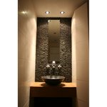 Stone Pebbles Antracite 30x30 cm