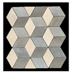 Stone Rombo Silva Grey 10x17 cm Stone Rombo Silva Grey 10x17 cm