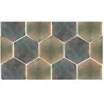 Terra-Alta-Royal Fuego Hexagonal 11 cm Terra-Alta-Royal Fuego Hexagonal 11 cm